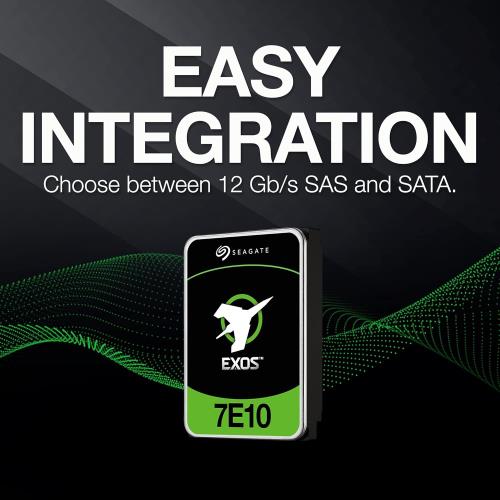 SEAGATE EXOS 10TB 7200RPM 256MB 3.5" SATA3 7x24 NAS Diski ST10000NM017B